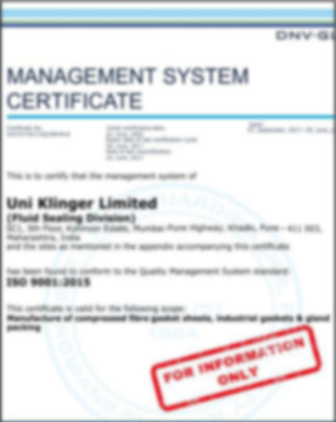 iso certificates